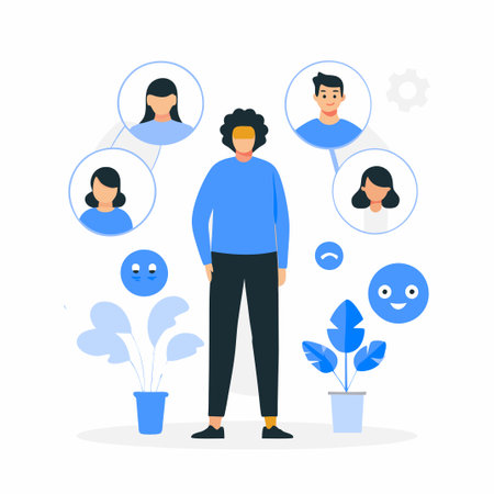 Illustrative Representation of the Concept of Personality Disorderのイラスト素材