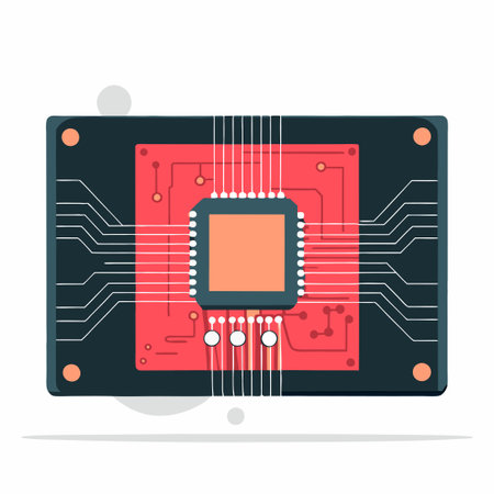 Advanced Printed Circuit Board Design for Electronic Devicesのイラスト素材