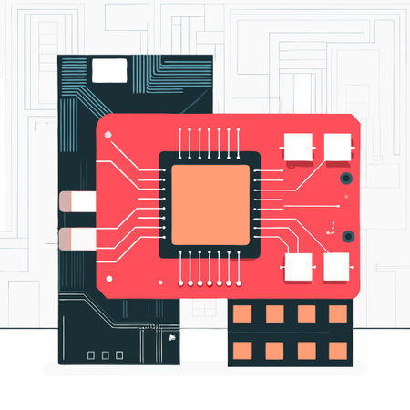 Conceptual Illustration Depicting the Design Aspects of a Printed Circuit Board