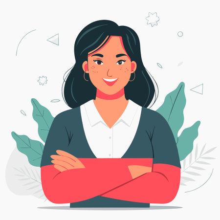 Self-Confident Woman Radiating Empowerment and Inner Strength