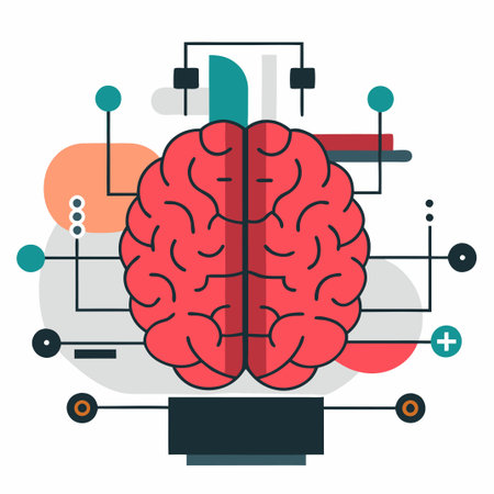 AI Brain: Conceptual Illustration of Artificial Intelligence and Neural Networks