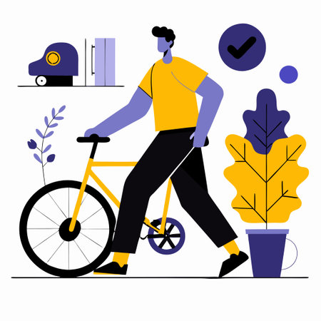 Illustrated Concept of Engaged Citizens Actively Participating in Community Affairsのイラスト素材