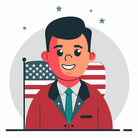 Ambassadorial Outreach Concept Illustration with People Connectingのイラスト素材