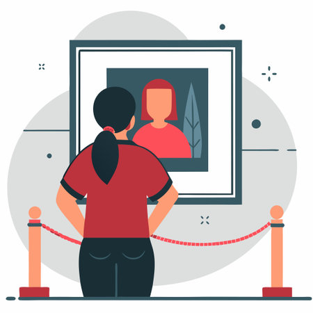 Captivating Illustration Depicting the Passion of an Art Enthusiastのイラスト素材