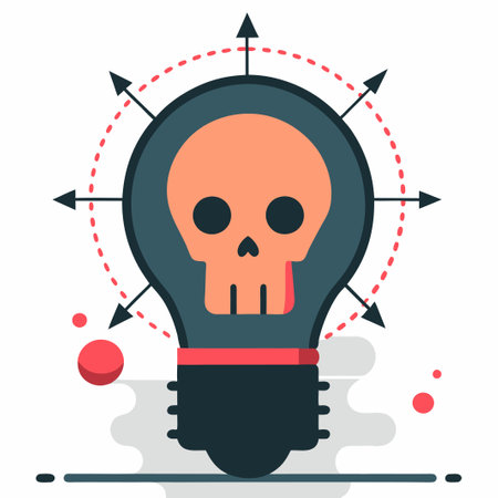 Visualizing Consequences of Risky Concept Developmentのイラスト素材
