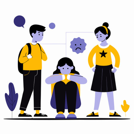 Back to school concept. Vector illustration in flat style. People with backpacks.のイラスト素材