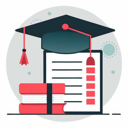 Visualizing the Entrance to Higher Education: A College Entrance Exam Conceptのイラスト素材