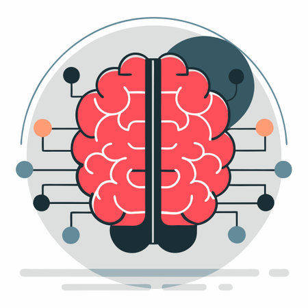 AI Brain Concept: Exploring the Abstract Realm of Artificial Intelligenceのイラスト素材