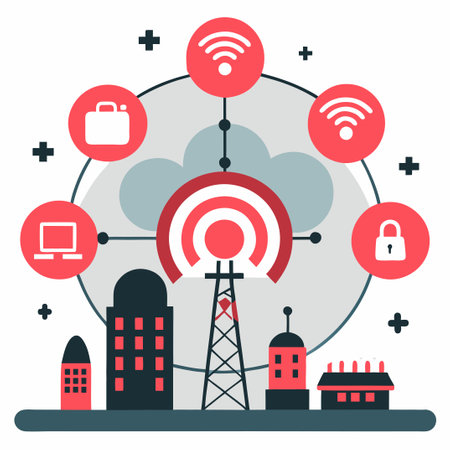 Comprehensive Guide to G Network Concept with Illustrationのイラスト素材