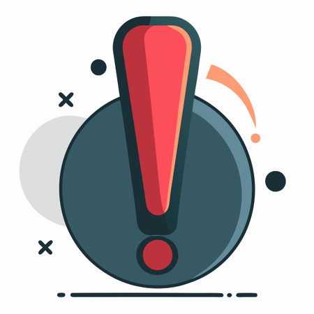 Exclamation Mark Illustration Depicting Surprise or Alarmのイラスト素材