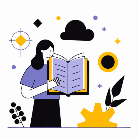 Illustrative Explanation of Key Concepts in a Comprehensive Glossaryのイラスト素材