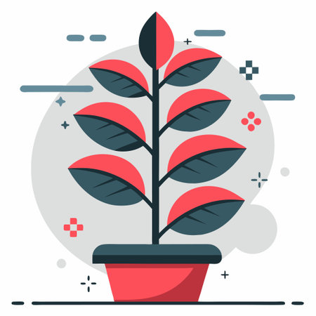 Conceptual Illustration of Exponential Growth and Expansionのイラスト素材