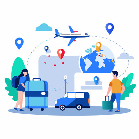 Journey of Exploration and Discovery through Intricate Mazeのイラスト素材