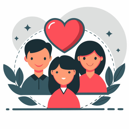 Illustrative Depiction of the Timeless Bond of Friendship by People Embracingのイラスト素材