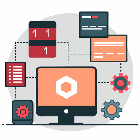 Exploring the Concepts of JavaScript Frameworks through an Illustrative Guideのイラスト素材