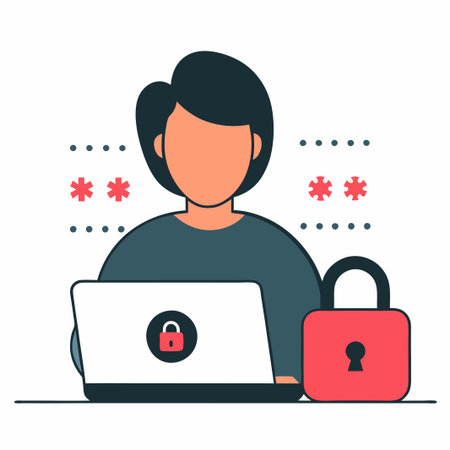 Concept Illustration for the Reset Password Option on Websites and Appsのイラスト素材