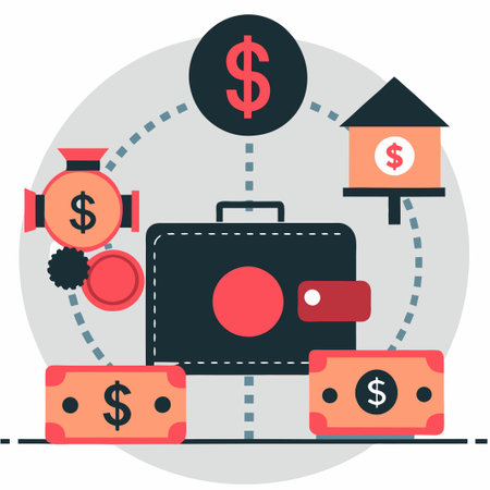 Financial Planning and Wealth Management Concept Illustrationのイラスト素材