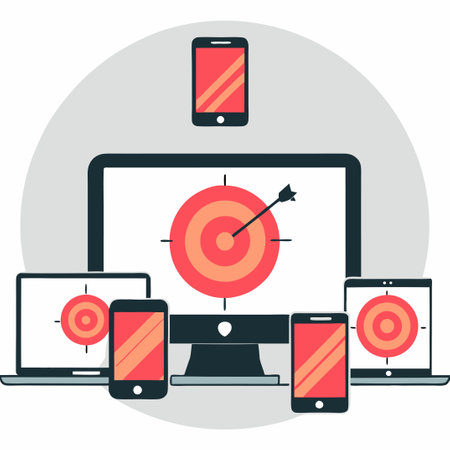 Flat design modern vector illustration concept of online marketing and social media.のイラスト素材