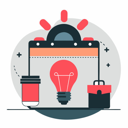 Concept Illustration of a Ready-to-Go Adventure with Backpack and Hiking Gearのイラスト素材