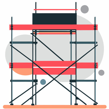 Illustrative Guide to Scaffold Concept with 3D Visualizationのイラスト素材