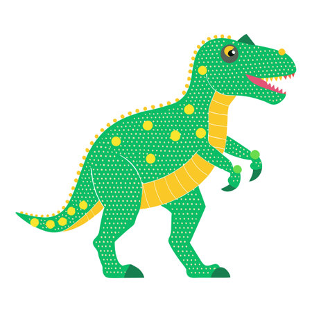 Connect-the-Dots Tyrannosaurus Rex: A Fun and Educational Activityのイラスト素材