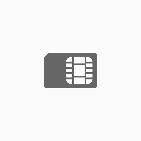 sim card iconのイラスト素材
