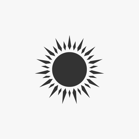 sun iconのイラスト素材