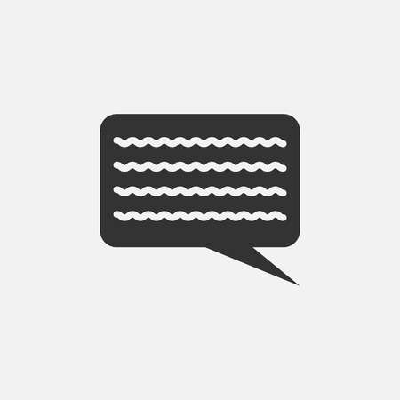comment iconのイラスト素材