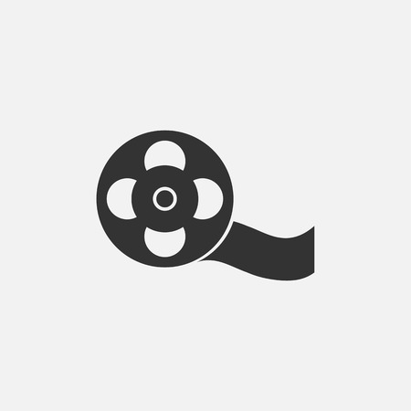 film reel iconのイラスト素材