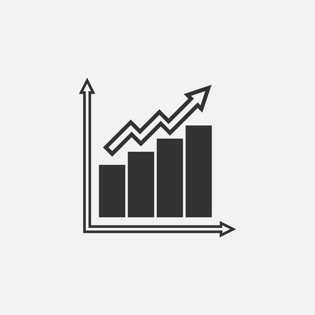 graph iconのイラスト素材