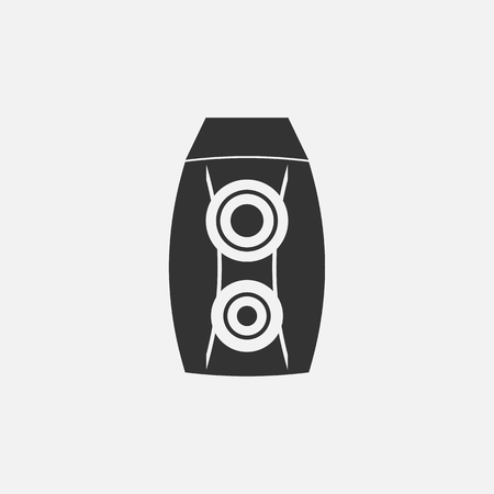 audio speakers iconのイラスト素材