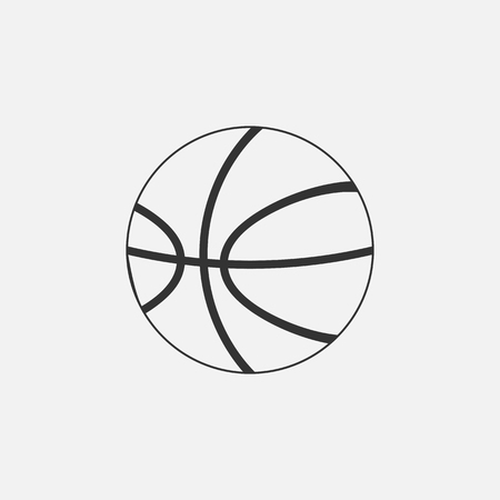 basketball iconのイラスト素材