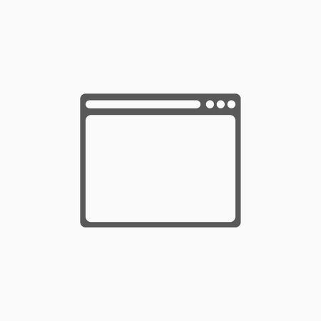 browser iconのイラスト素材