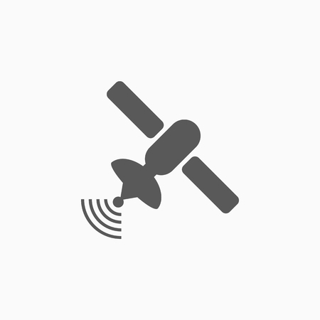 satellite iconのイラスト素材