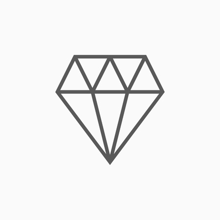 diamond iconのイラスト素材
