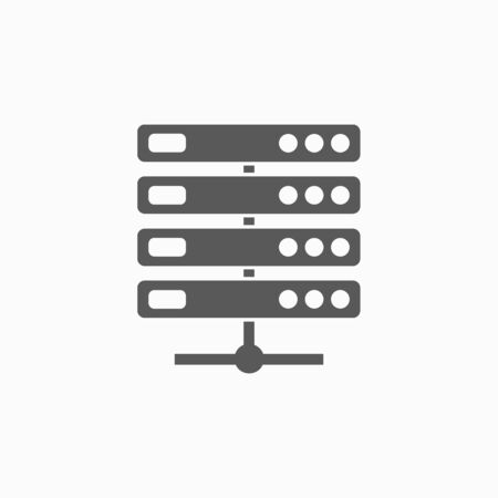 computer server iconのイラスト素材