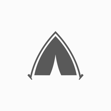 tourist tent iconのイラスト素材