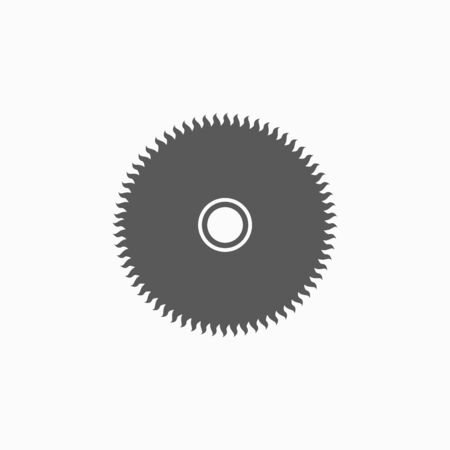 circular saw blade iconのイラスト素材