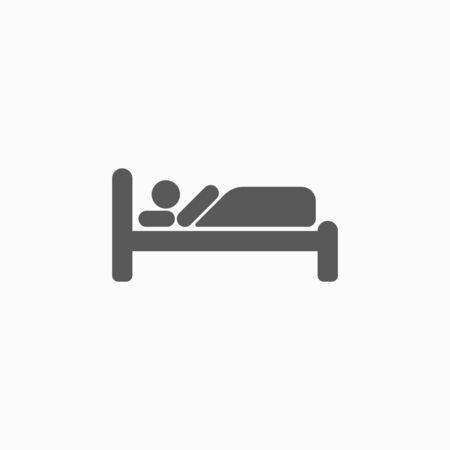 sleep icon vector illustrationのイラスト素材