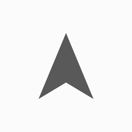 GPS arrow iconのイラスト素材