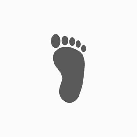 foot iconのイラスト素材