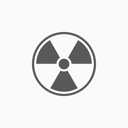 radiation iconのイラスト素材