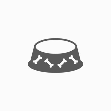 dog bowl iconのイラスト素材