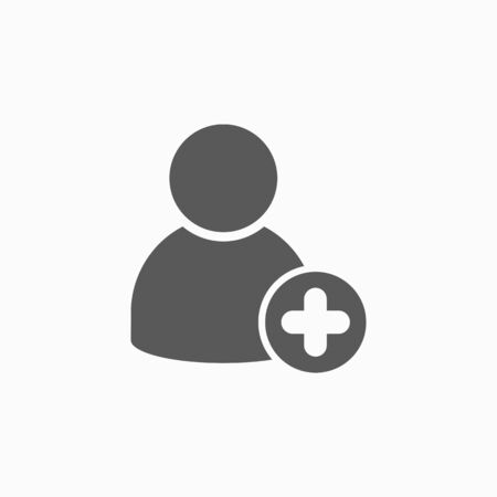 add friend iconのイラスト素材
