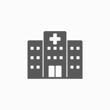 hospital iconのイラスト素材