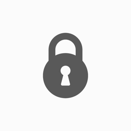 padlock iconのイラスト素材