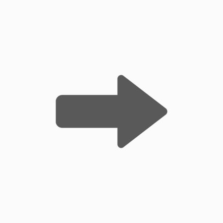 arrow points to the right iconのイラスト素材