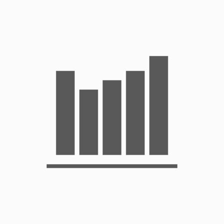 bar graph iconのイラスト素材