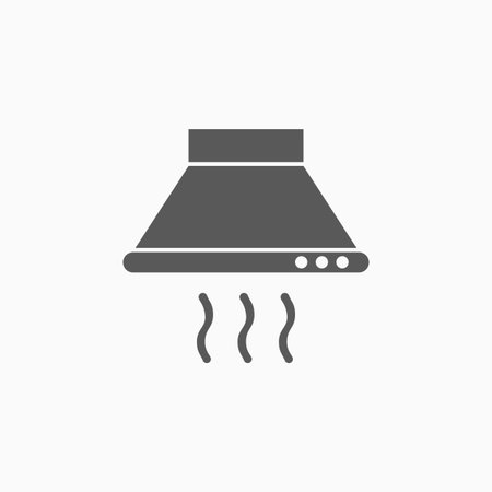 kitchen hood iconのイラスト素材