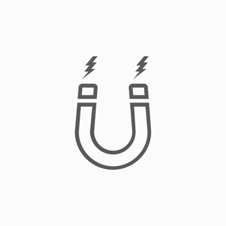 magnet iconのイラスト素材